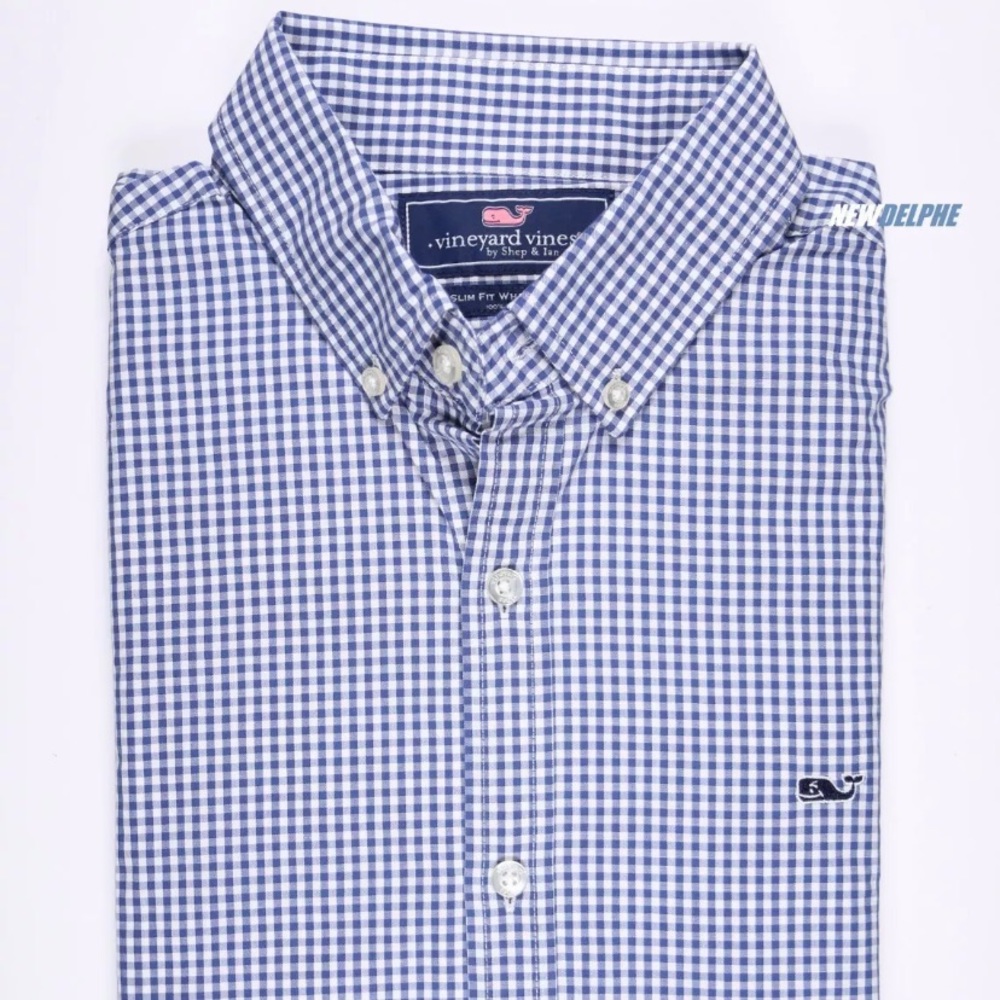 Vineyard Vines Slim Fit Whale Button Down Shirt